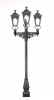 “Windsor” Triple Head Gothic Lantern and Lamp Post Set