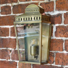 Antique Brass Flush Fitting Wall Lantern