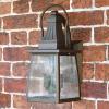 Antique Brass Colonial Style Wall Lantern 
