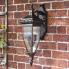 Brushed Bronze Renaissance Style Wall Lantern