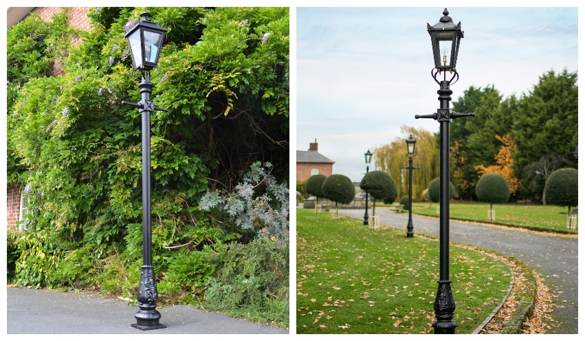 Lamp Posts with Ladder Bars